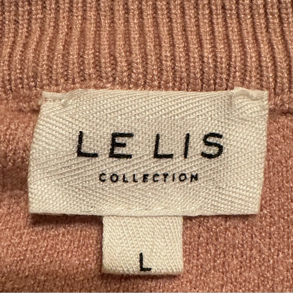 Le Lis Cropped Sweater SZ Large - Picture 4 of 12